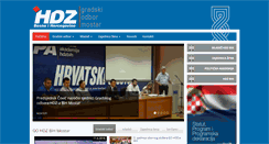 Desktop Screenshot of hdzbih-mostar.org